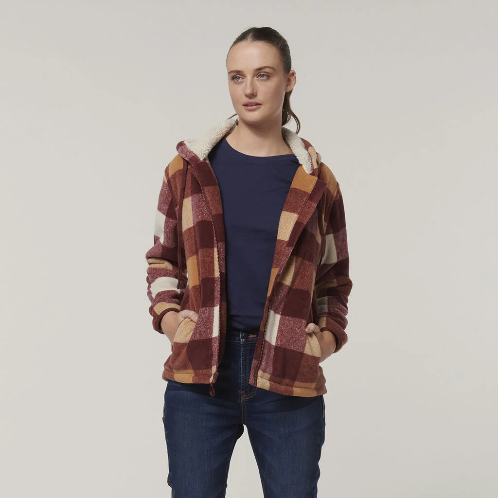 Hard Yakka Womens Check Zoodie (Y08522) - Image 18