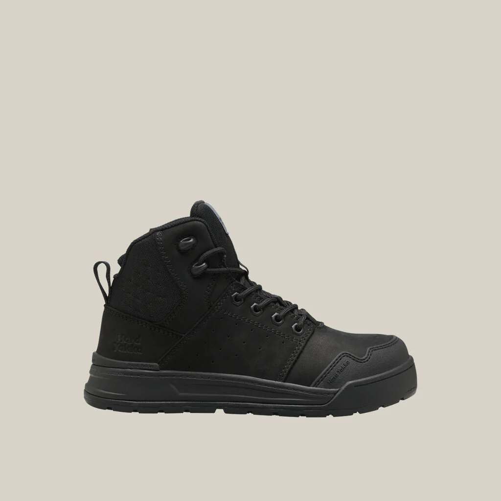 Hard Yakka Women's Evolution Lace Up & Side Zip 5 Inch Steel Toe Safety Boot (Y60148) - Image 2