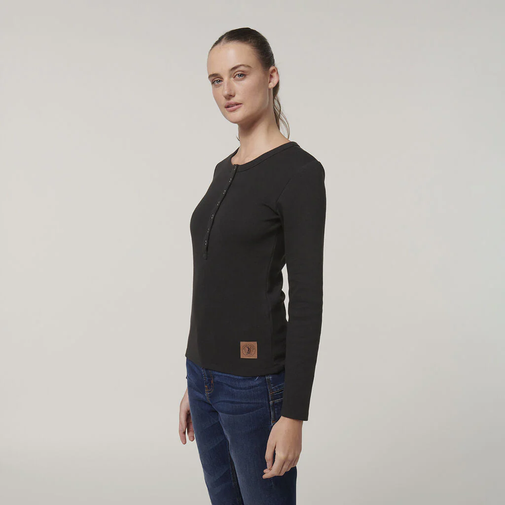 Hard Yakka Women's Henley (Y08237) - Image 6