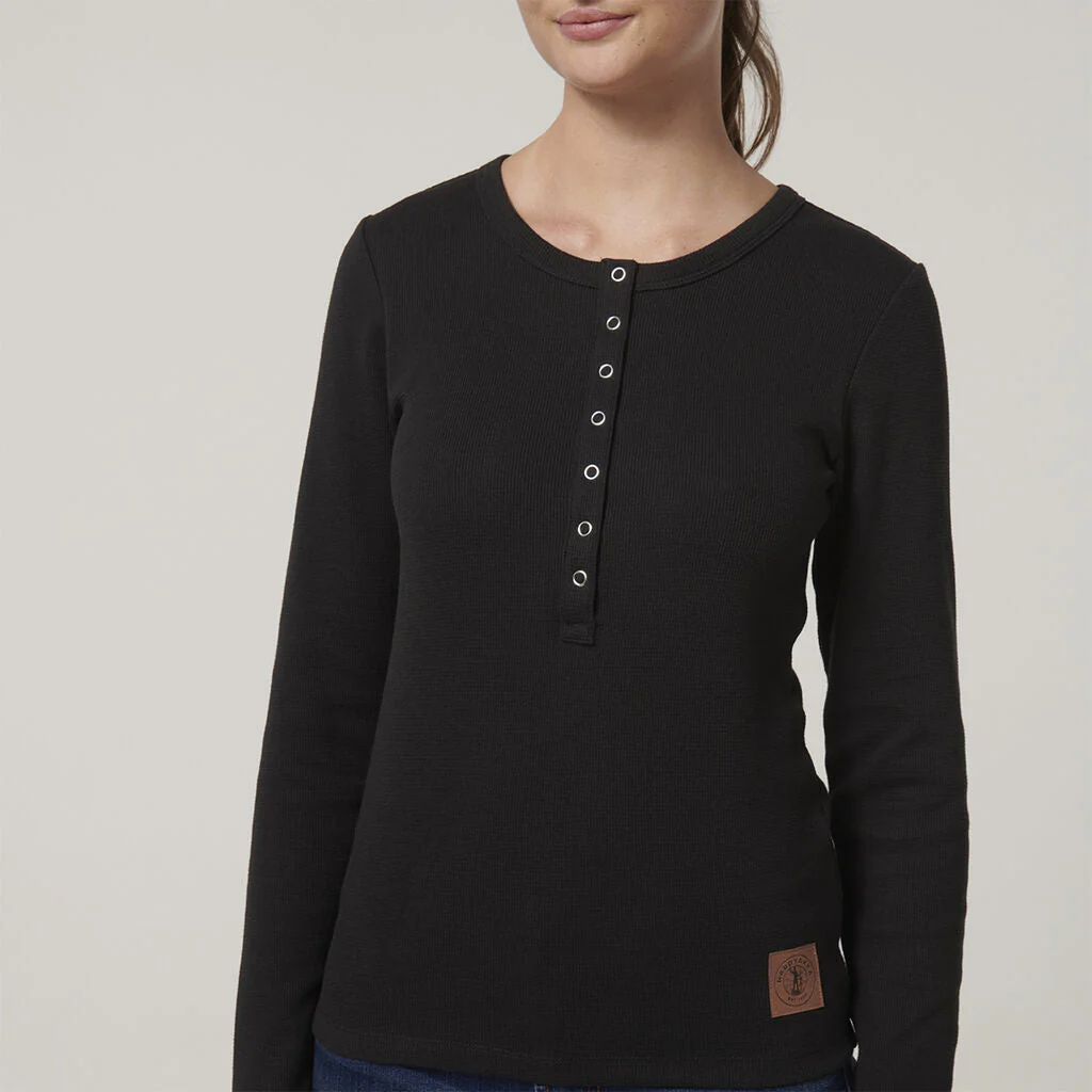 Hard Yakka Women's Henley (Y08237) - Image 8