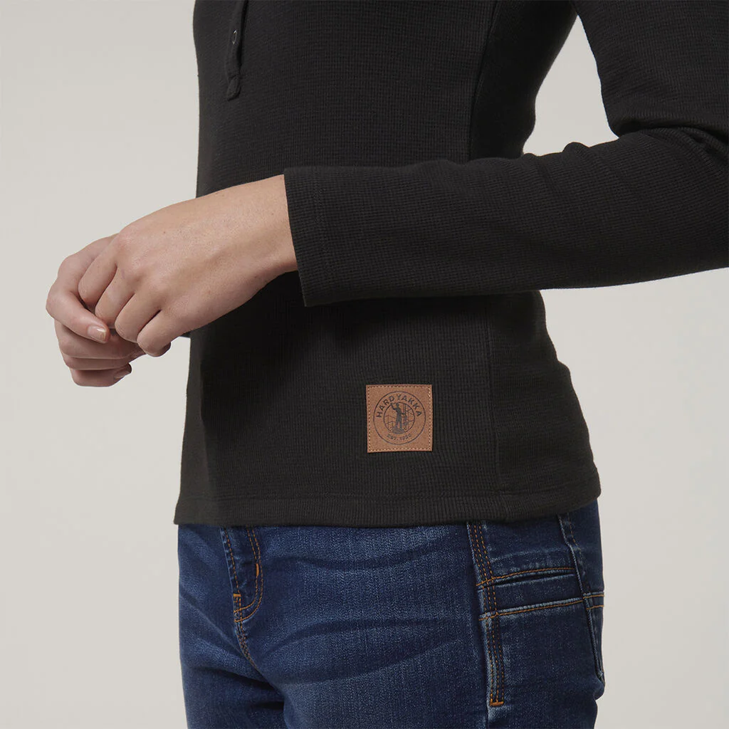 Hard Yakka Women's Henley (Y08237) - Image 9