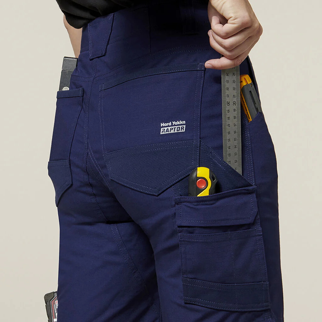 Hard Yakka Women's 3056 Raptor Mid Length Work Short (Y08228) - Image 18