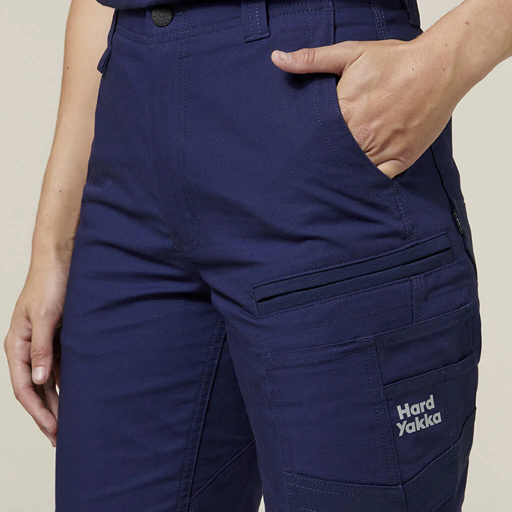 Hard Yakka Women's 3056 Raptor Mid Length Work Short (Y08228) - Image 19