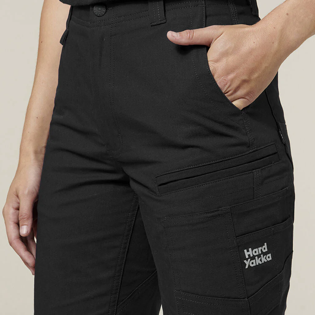 Hard Yakka Women's 3056 Raptor Mid Length Work Short (Y08228) - Image 5