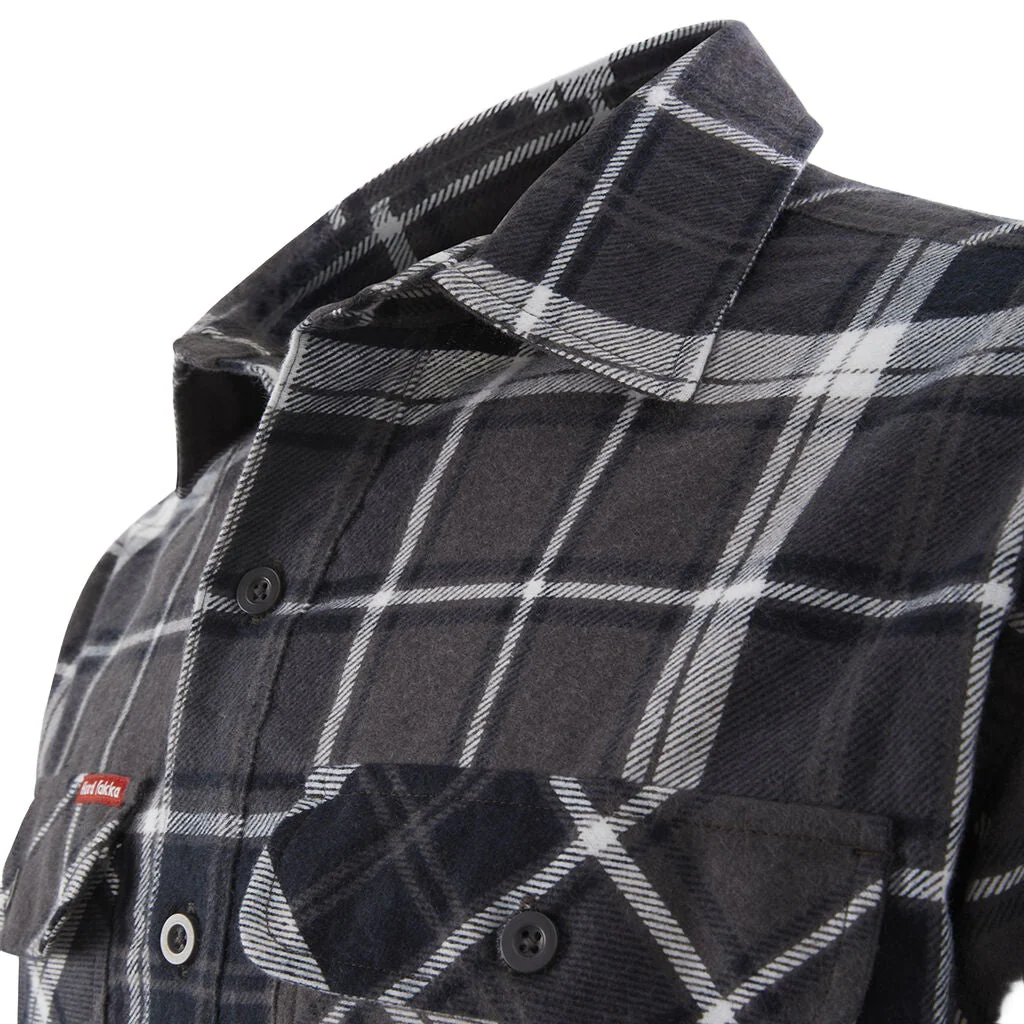 Hard Yakka Core Long Sleeve Closed Front Check Flannel Shirt (Y04006) - Image 10