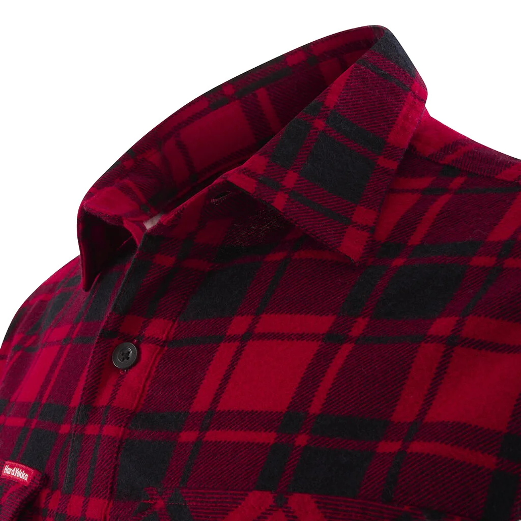 Hard Yakka Core Long Sleeve Closed Front Check Flannel Shirt (Y04006) - Image 25
