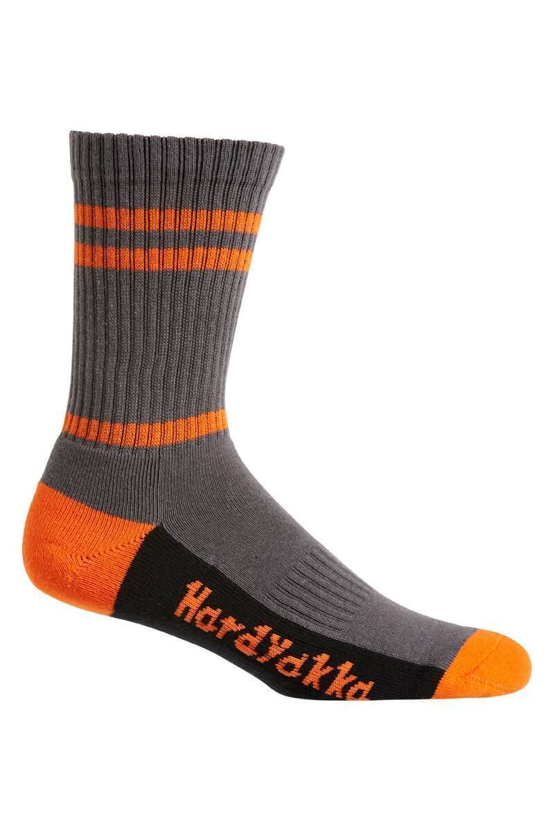 Hard Yakka Padded Cotton Crew Work Sock - 5 Pack (Y20035) - Image 4