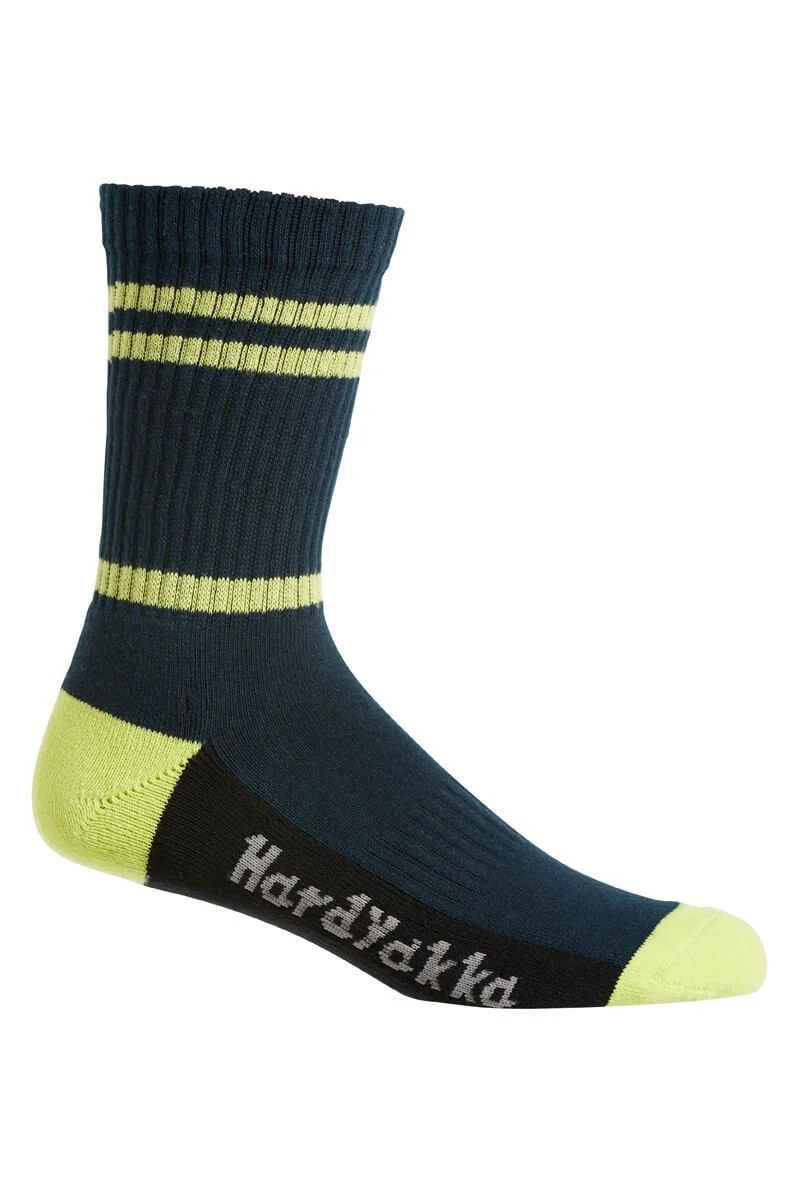 Hard Yakka Padded Cotton Crew Work Sock - 5 Pack (Y20035) - Image 6