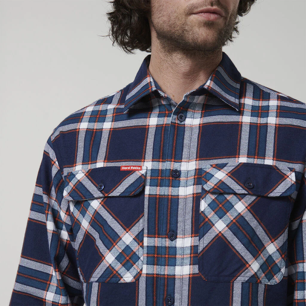 Hard Yakka Long Sleeve Check Flannel (Y07752) - Image 31