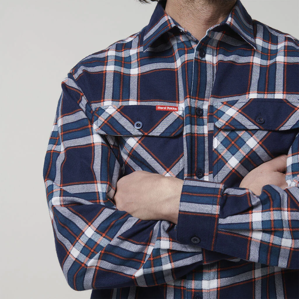 Hard Yakka Long Sleeve Check Flannel (Y07752) - Image 32