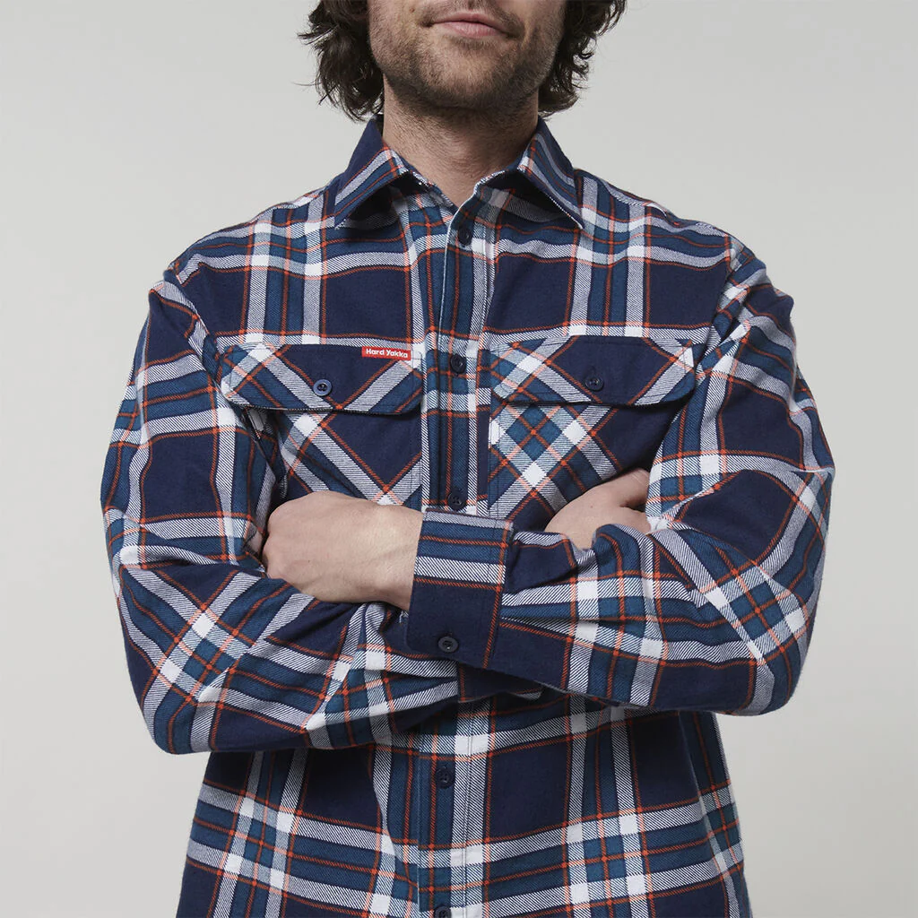 Hard Yakka Long Sleeve Check Flannel (Y07752) - Image 33