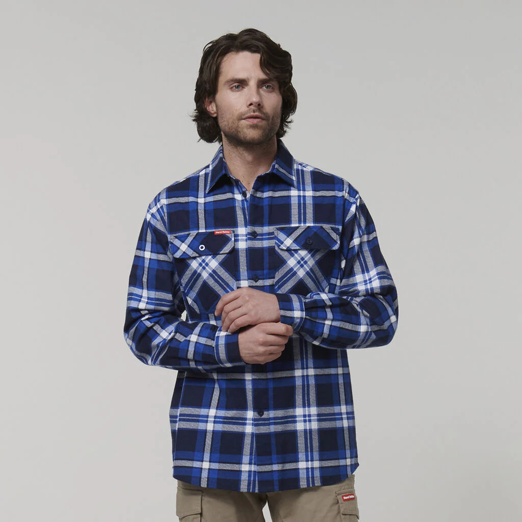 Hard Yakka Long Sleeve Check Flannel (Y07752) - Image 6