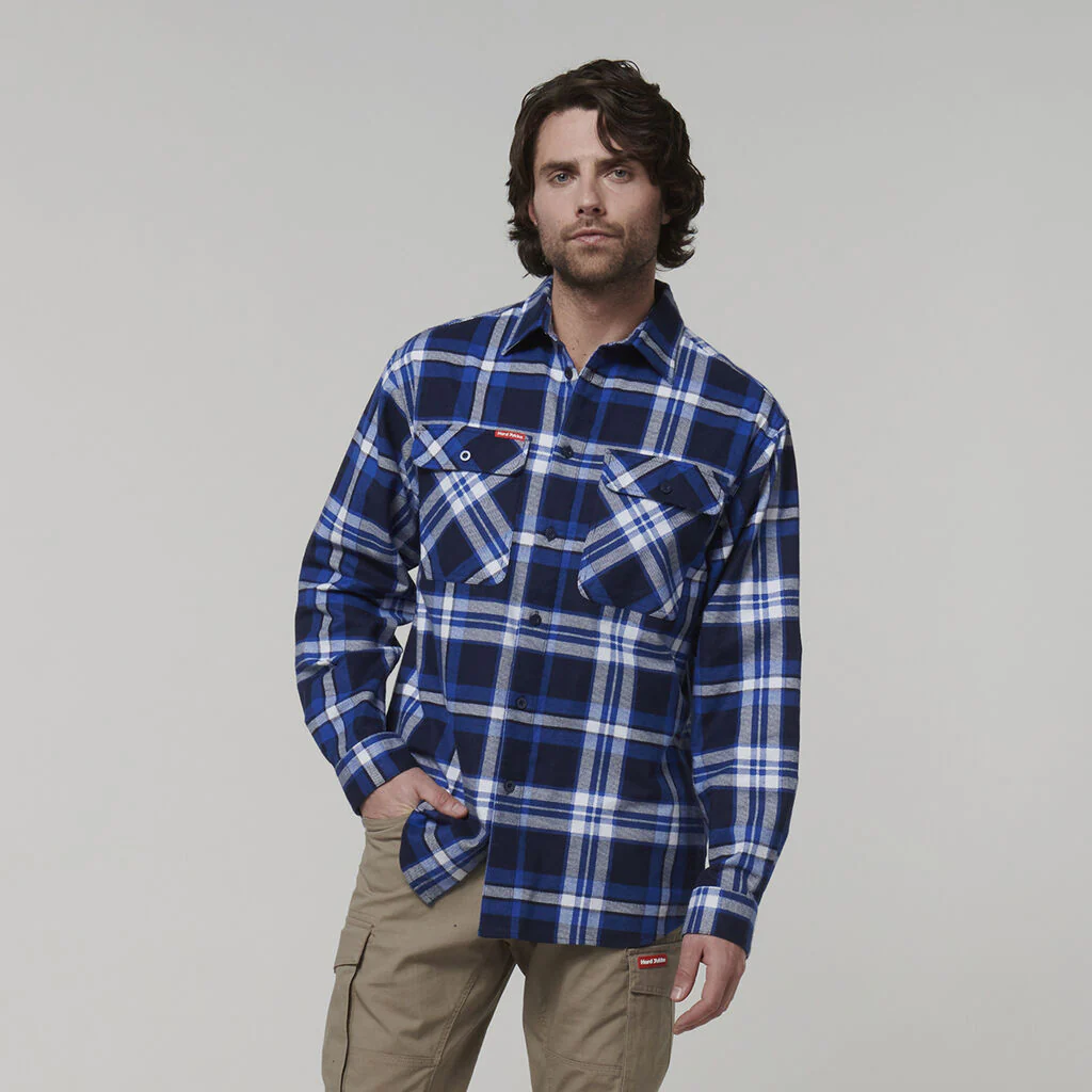 Hard Yakka Long Sleeve Check Flannel (Y07752) - Image 7