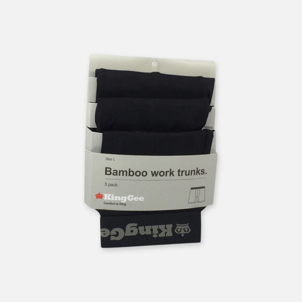 King Gee Bamboo Work Trunks - 3 Pack (K19005) - Image 3