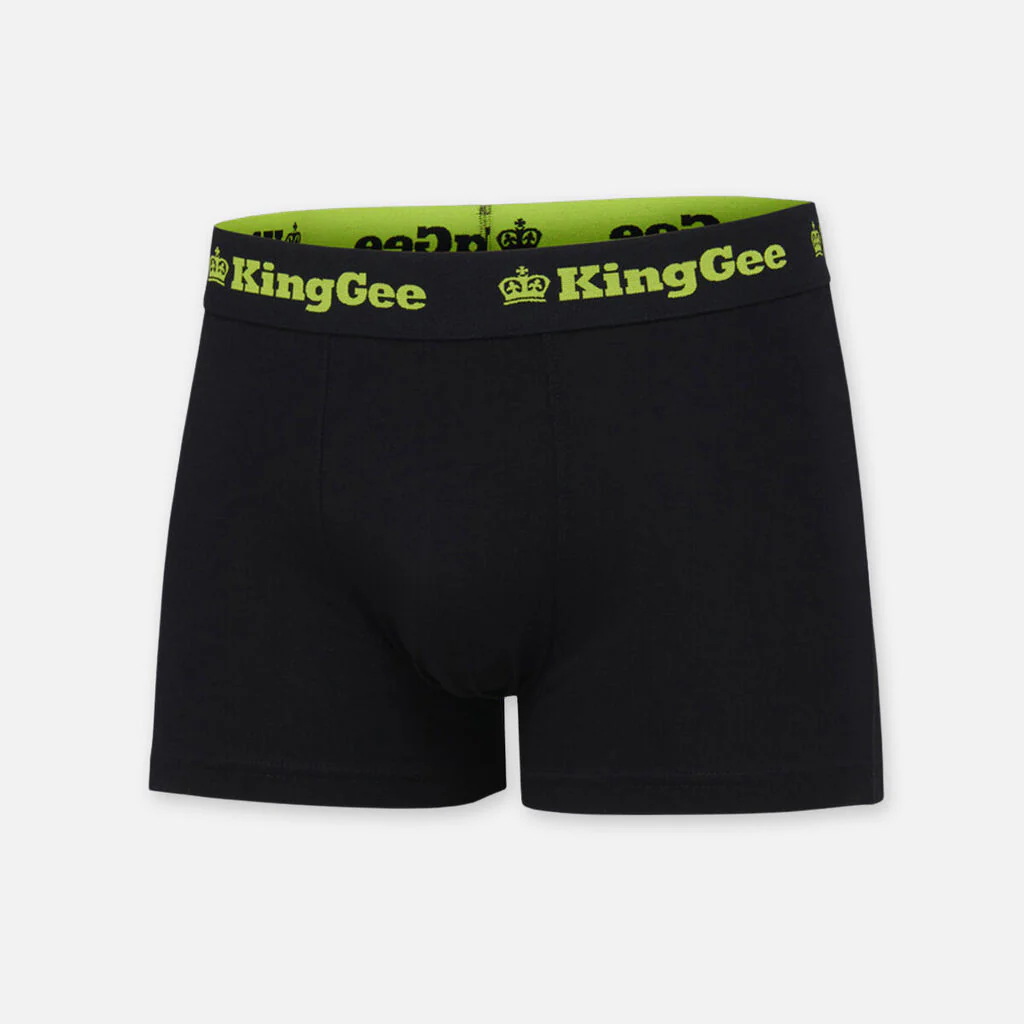 King Gee Men's Cotton Trunks - 3 Pack (K09023) - Image 9