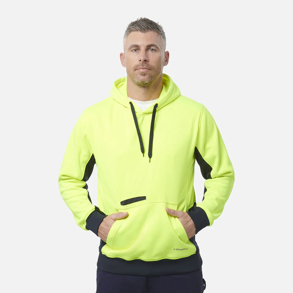 King Gee Hi-Vis Fleece Pullover Hoodie (K55033) - Image 5