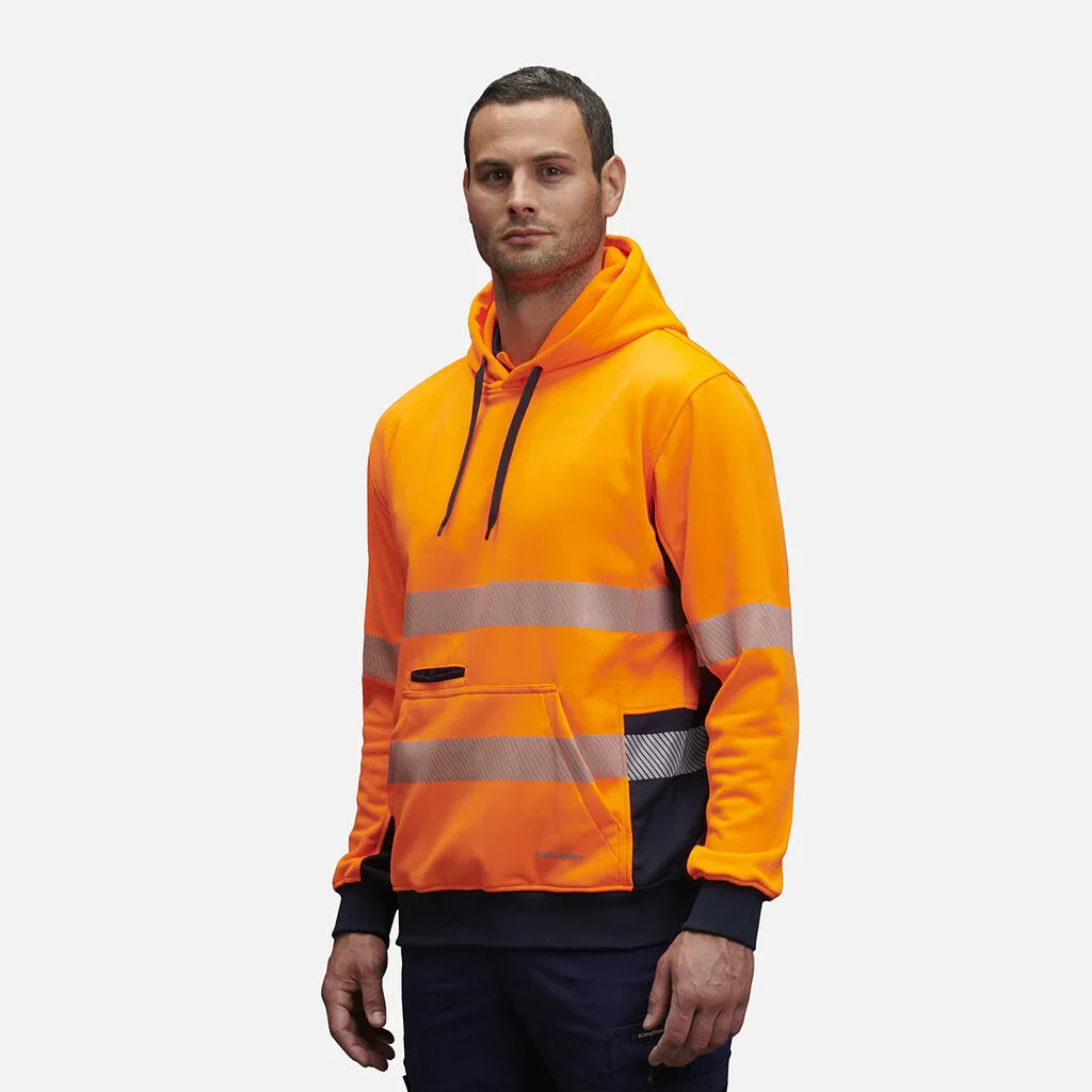King Gee Hi-Vis Reflective Pullover Hoodie (K55054) - Image 3
