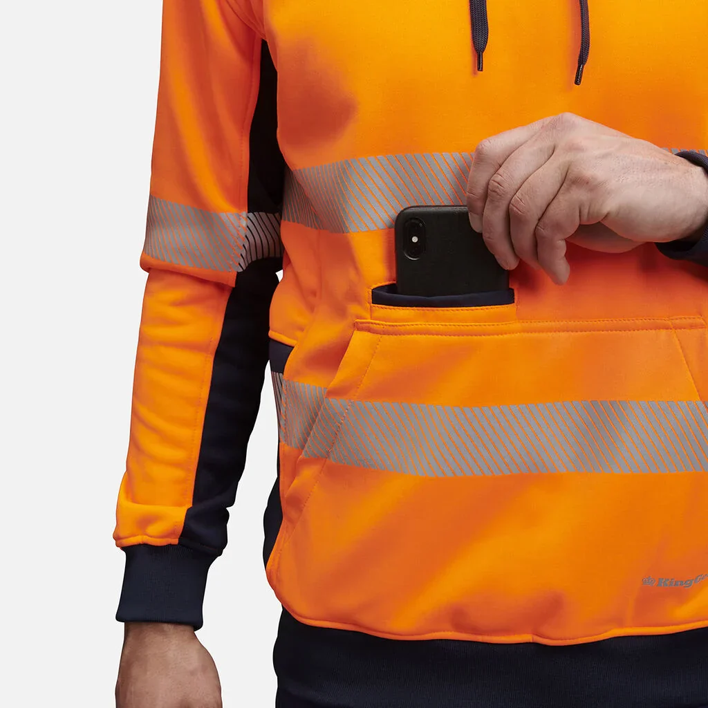King Gee Hi-Vis Reflective Pullover Hoodie (K55054) - Image 4