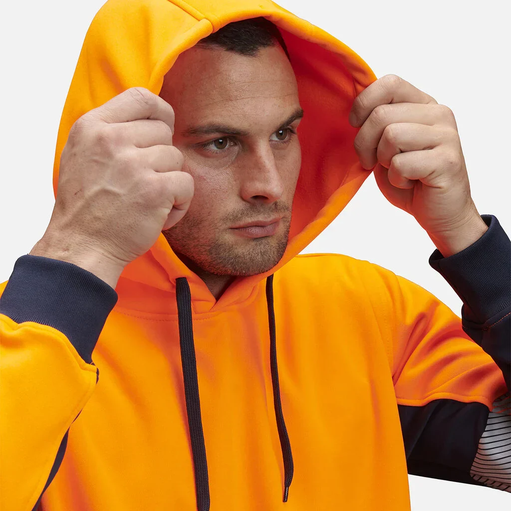 King Gee Hi-Vis Reflective Pullover Hoodie (K55054) - Image 5