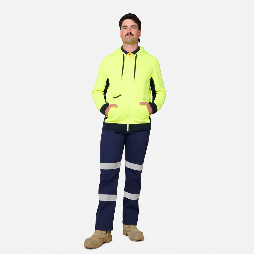 King Gee Original Hi Vis Full Zip Fleece Hoodie (K55019) - Image 10