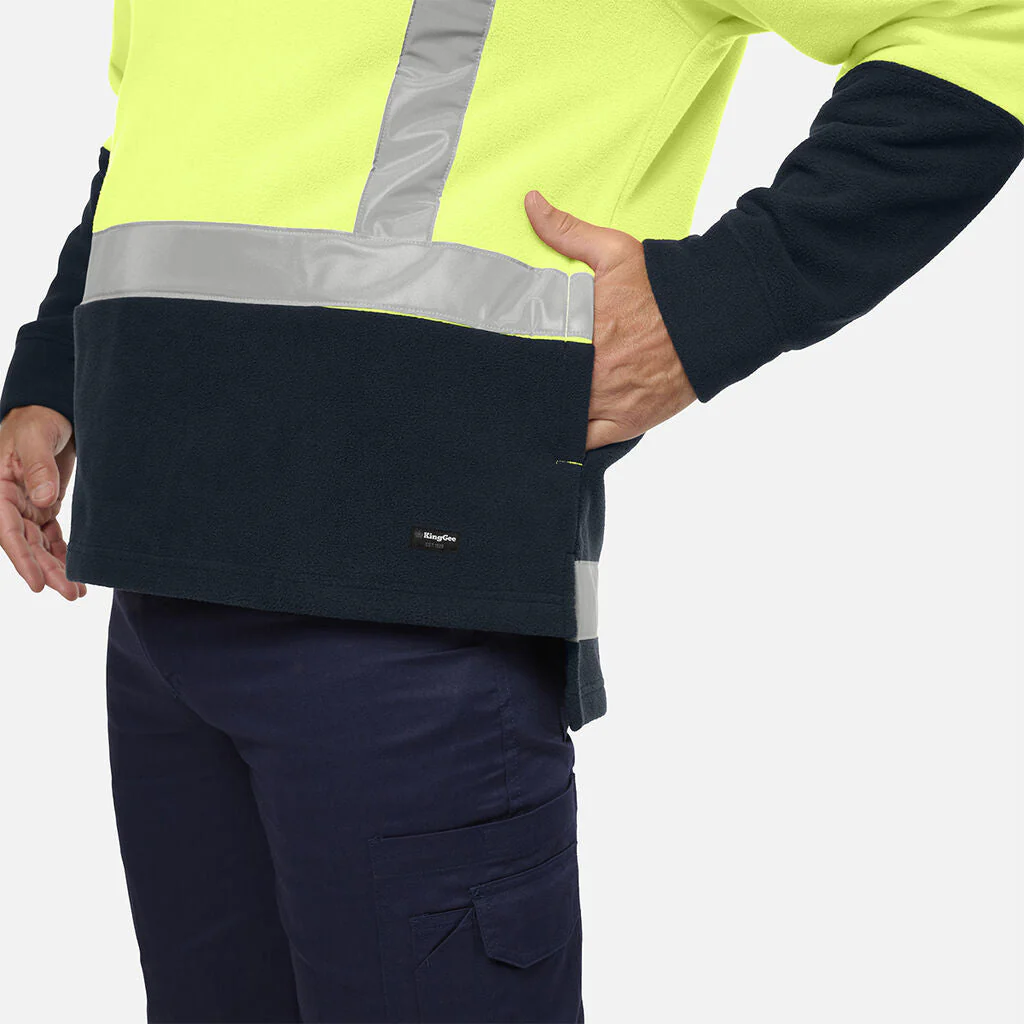 King Gee Originals Hi-Vis 1/4 Zip Pullover (K55014) - Image 10
