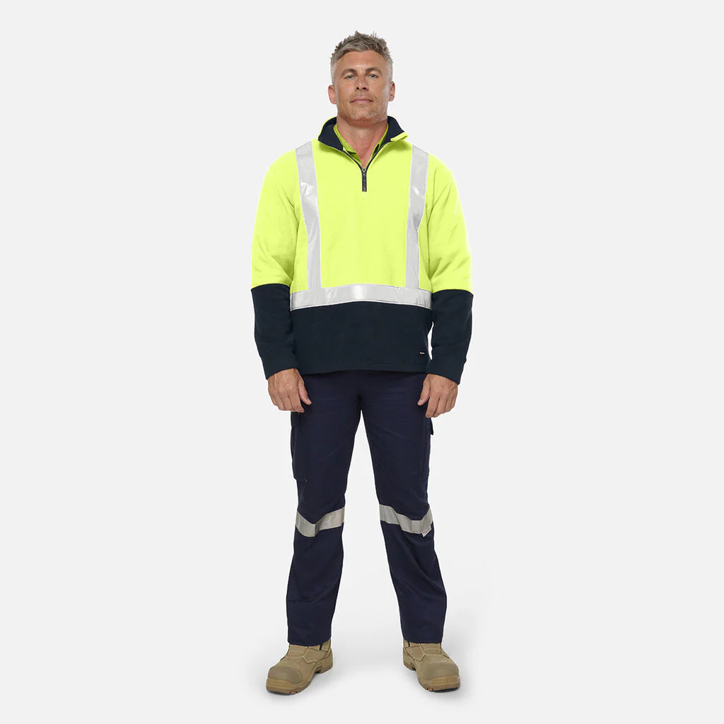 King Gee Originals Hi-Vis 1/4 Zip Pullover (K55014) - Image 12