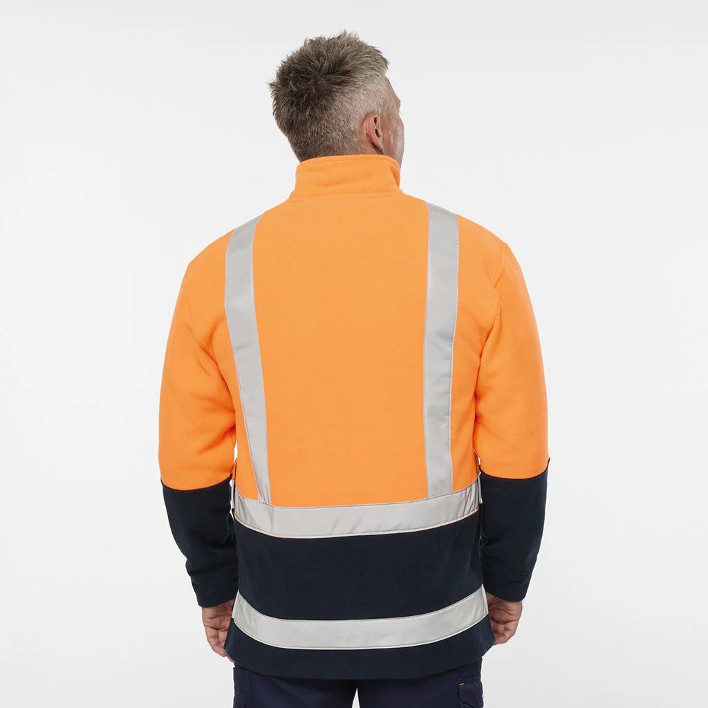 King Gee Originals Hi-Vis 1/4 Zip Pullover (K55014) - Image 3