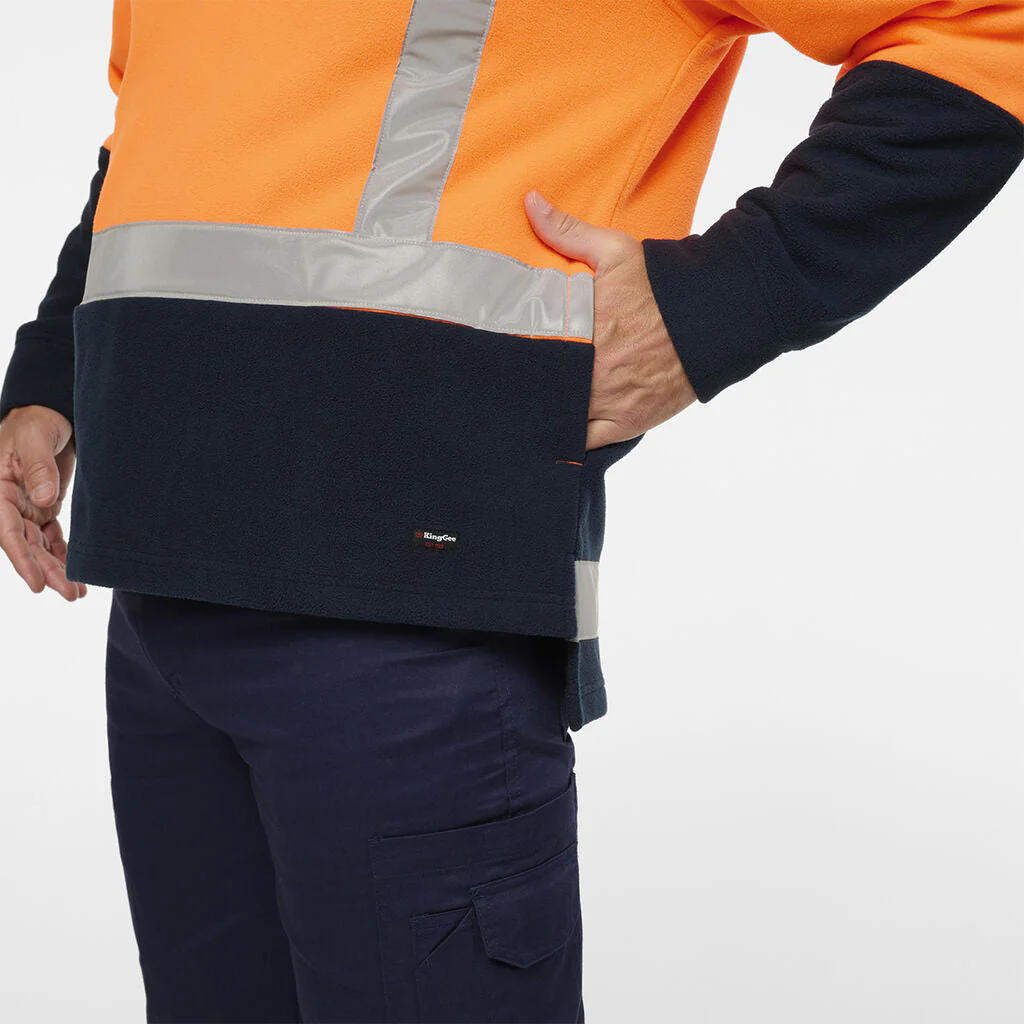 King Gee Originals Hi-Vis 1/4 Zip Pullover (K55014) - Image 5