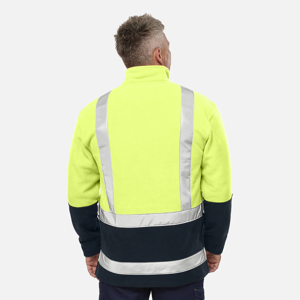 King Gee Originals Hi-Vis 1/4 Zip Pullover (K55014) - Image 8