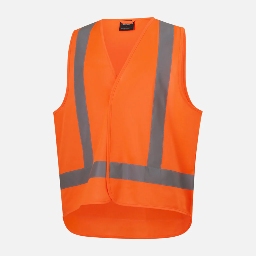 King Gee Originals Hi Vis H Back Vest (K57004) - Image 3