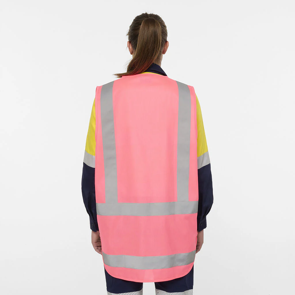 King Gee Originals Hi-Vis Safety X Back Vest (K57003) - Image 15