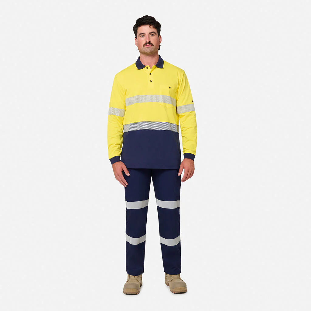 King Gee Originals Hi-Vis Spliced Cotton Polo (K54926) - Image 12