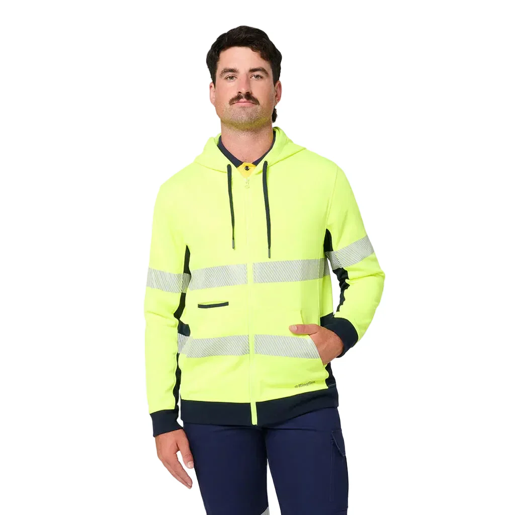 King Gee Originals Hi-Vis Spliced Full Zip Hoodie (K55018) - Image 2