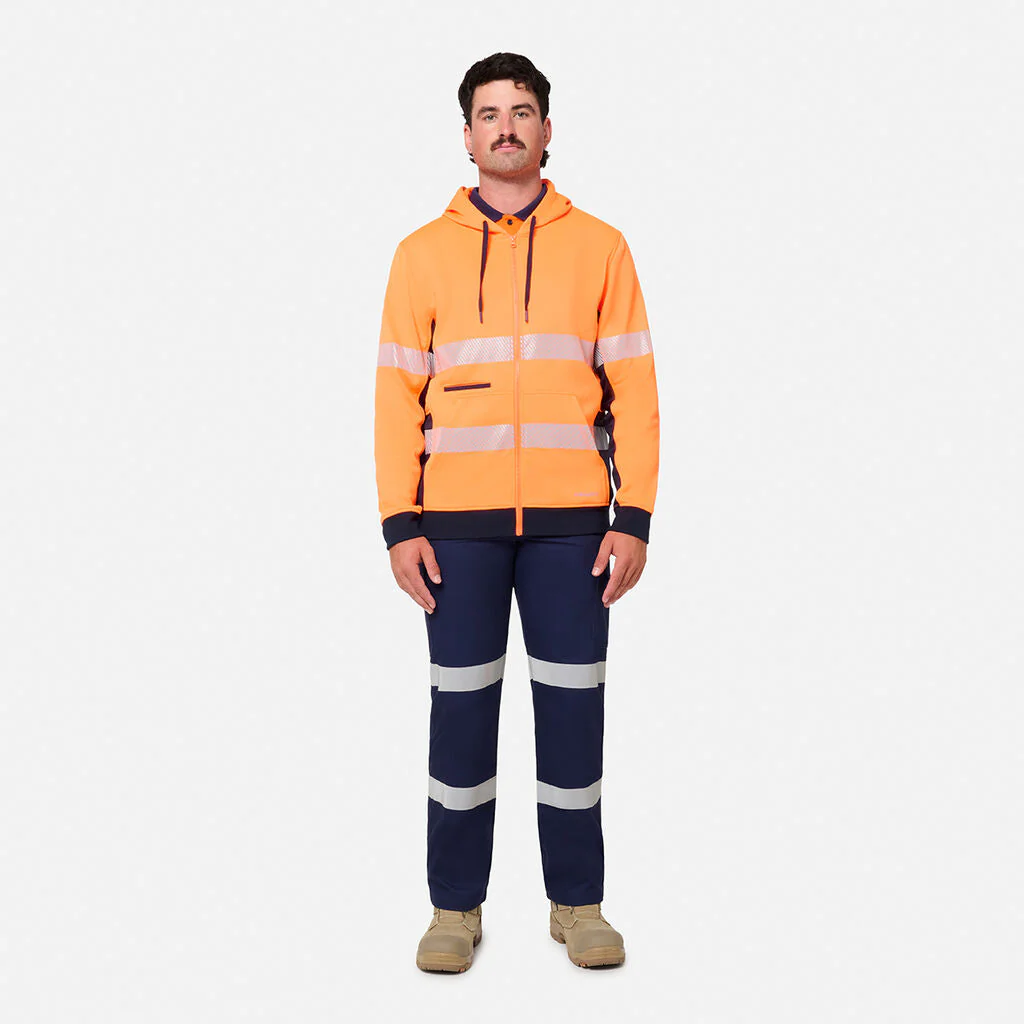 King Gee Originals Hi-Vis Spliced Full Zip Hoodie (K55018) - Image 7