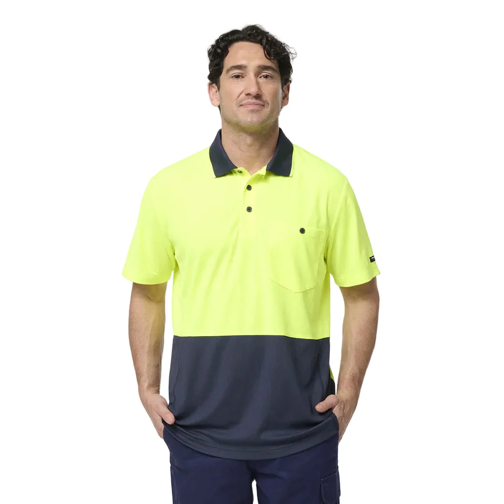 King Gee Originals Hi-Vis Spliced Polo (K54929) - Image 2