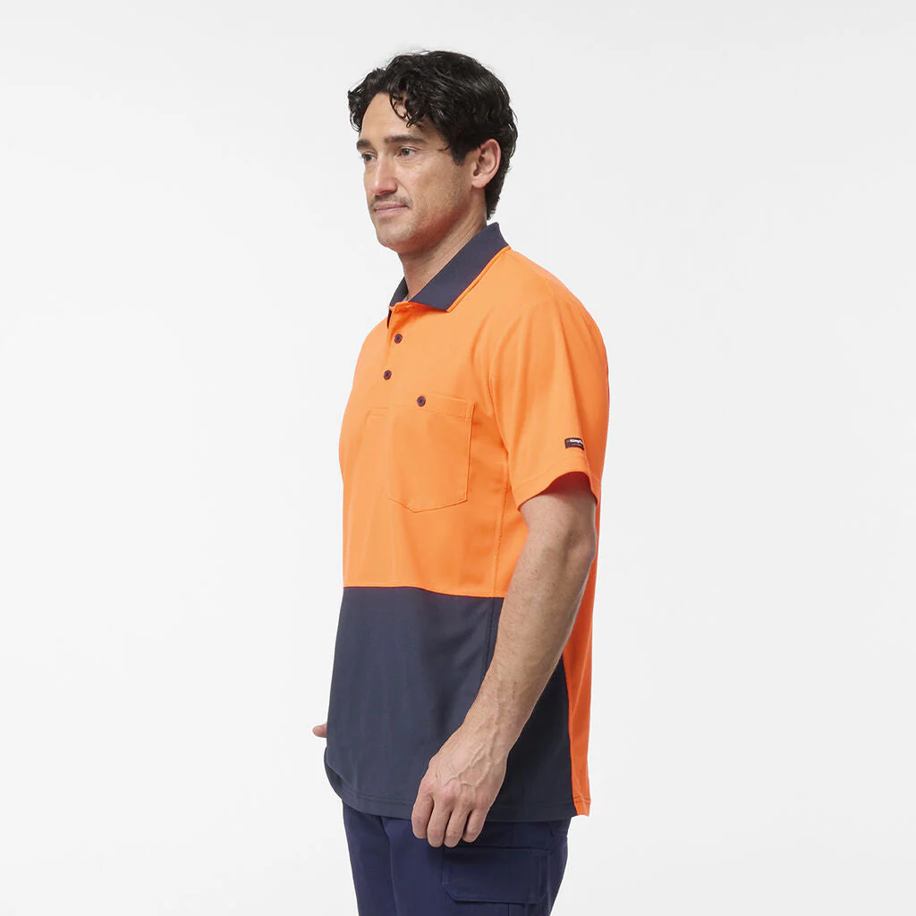 King Gee Originals Hi-Vis Spliced Polo (K54929) - Image 3