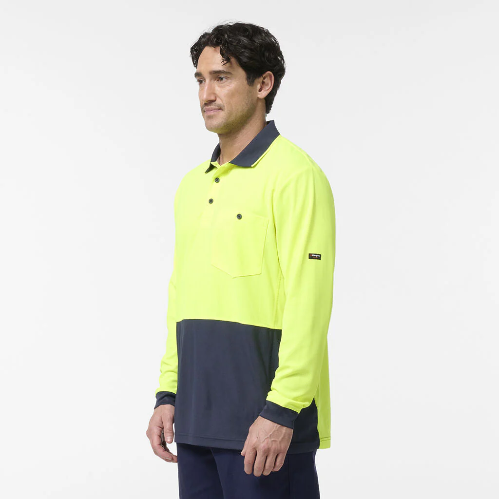 King Gee Originals Hi-Vis Spliced Polo (K54931) - Image 7