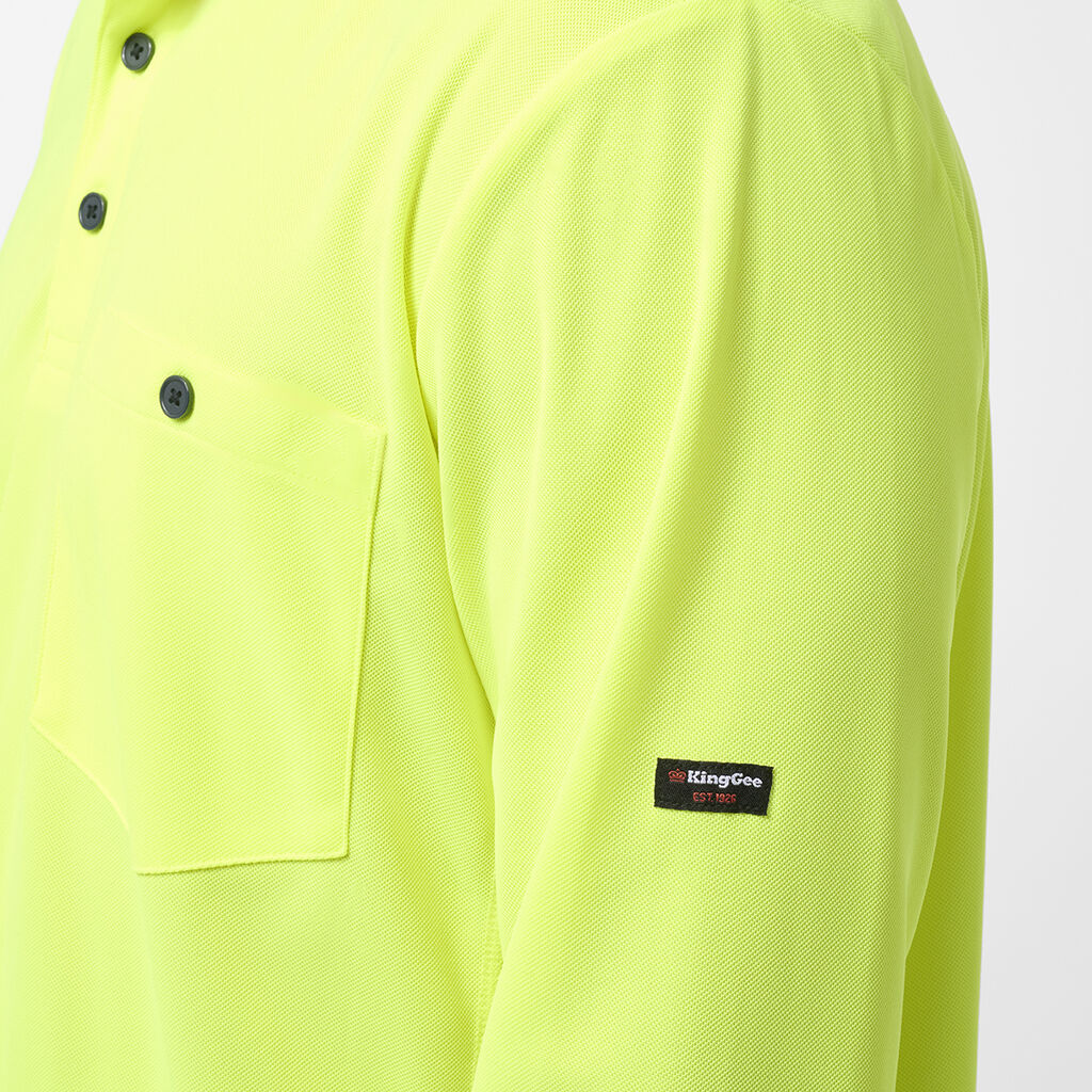 King Gee Originals Hi-Vis Spliced Polo (K54931) - Image 9