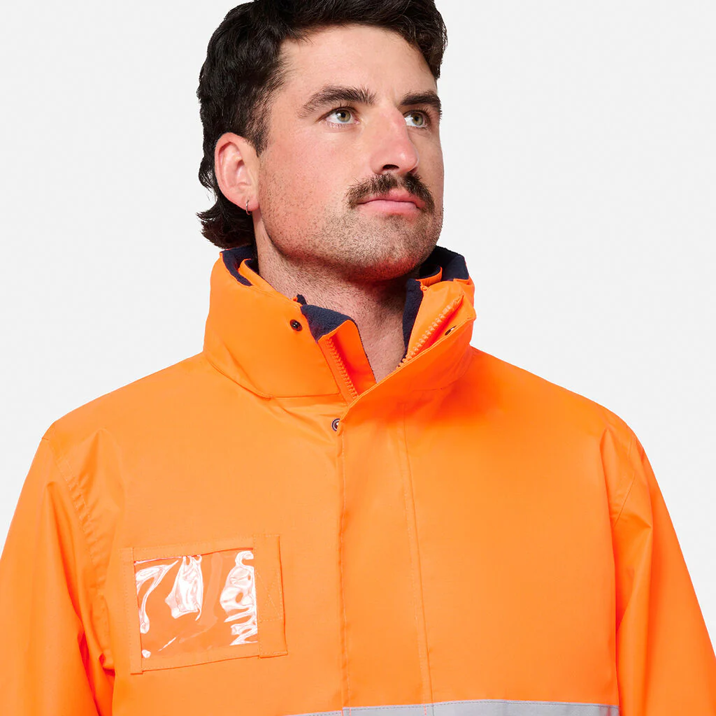 King Gee Originals Hi Vis Taped 4-in-1 Jacket (K55043) - Image 4