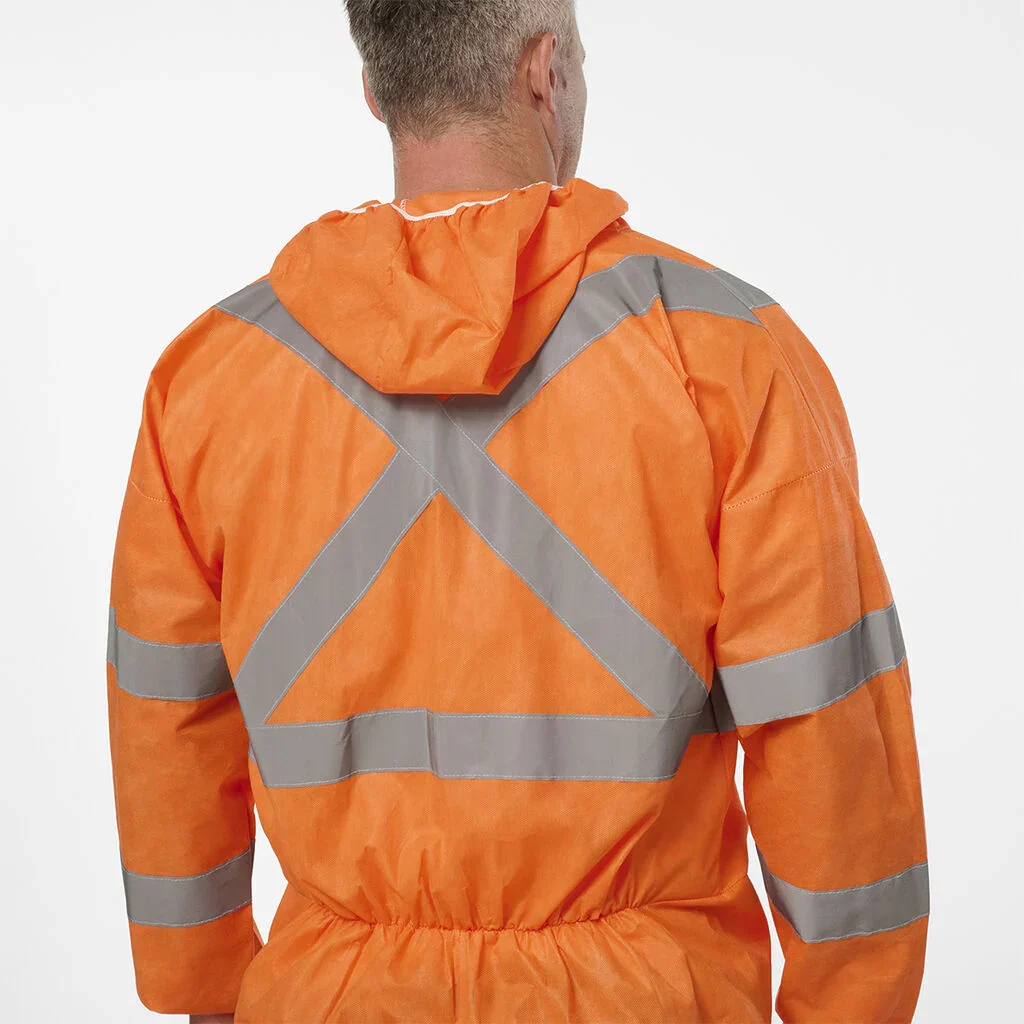 King Gee Originals Hi Vis Taped Disposable Coverall (K51012) - Image 4