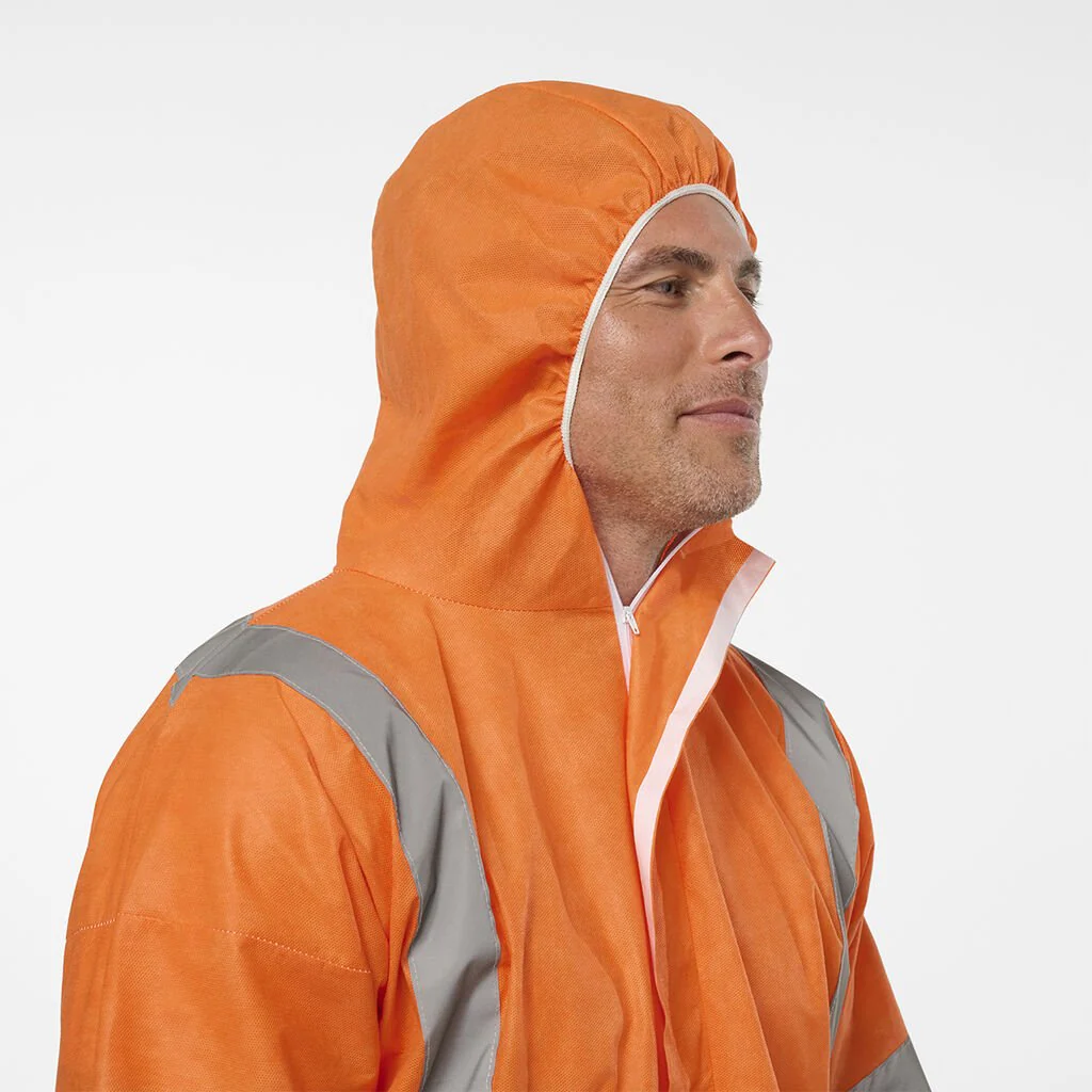 King Gee Originals Hi Vis Taped Disposable Coverall (K51012) - Image 5