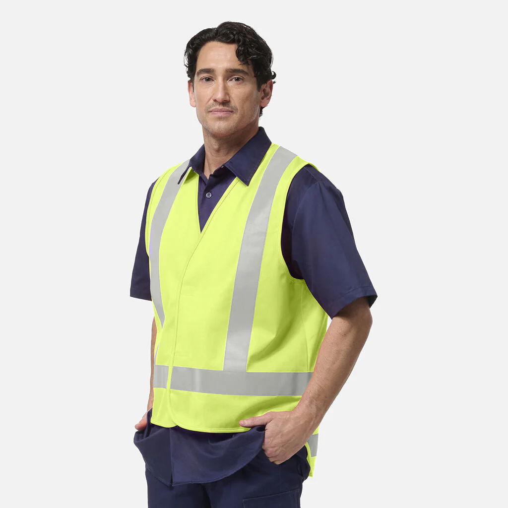 King Gee Originals Hi Vis X Back Vest (K57006) - Image 7