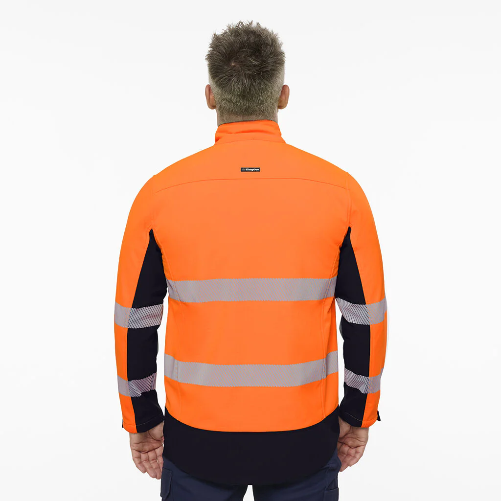 King Gee Originals Softshell Segmented Tape Jacket (K55009) - Image 3