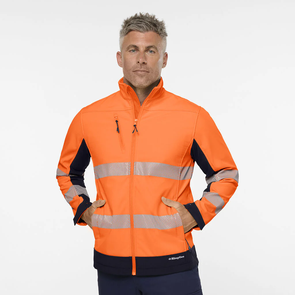King Gee Originals Softshell Segmented Tape Jacket (K55009) - Image 5