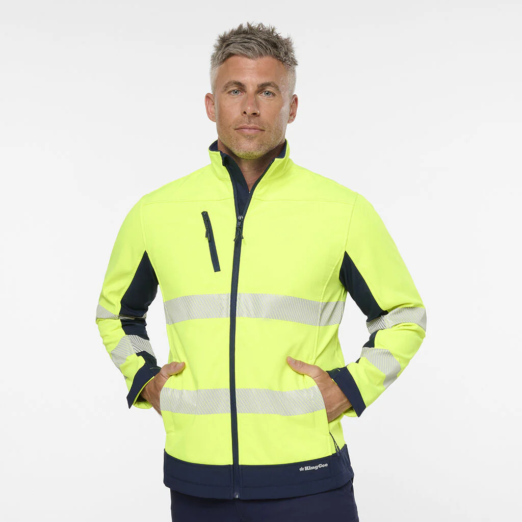 King Gee Originals Softshell Segmented Tape Jacket (K55009) - Image 9