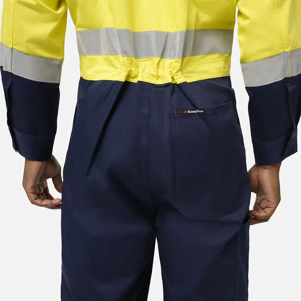 King Gee Originals Spliced Hi Vis Overall (K51008) - Image 10