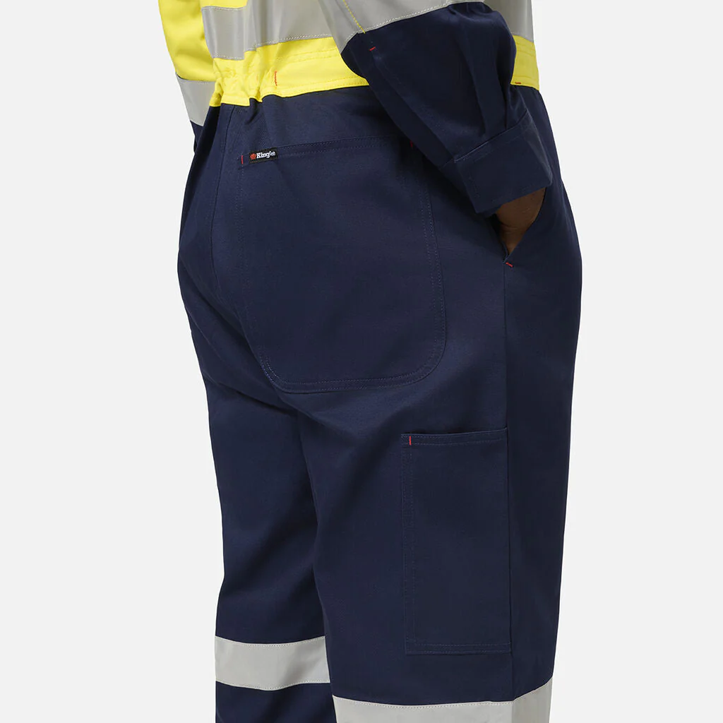 King Gee Originals Spliced Hi Vis Overall (K51008) - Image 11