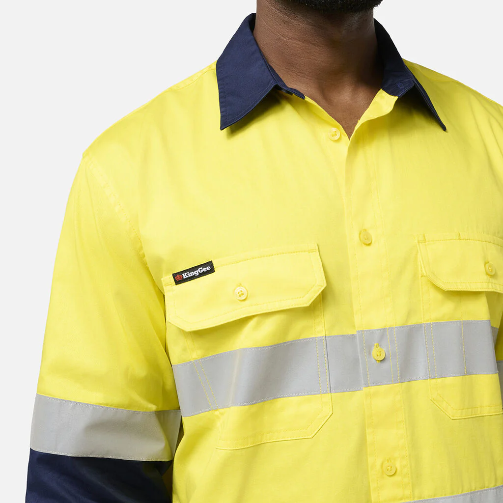 King Gee Originals Vented Spliced Drill Shirt (K54935) - Image 13