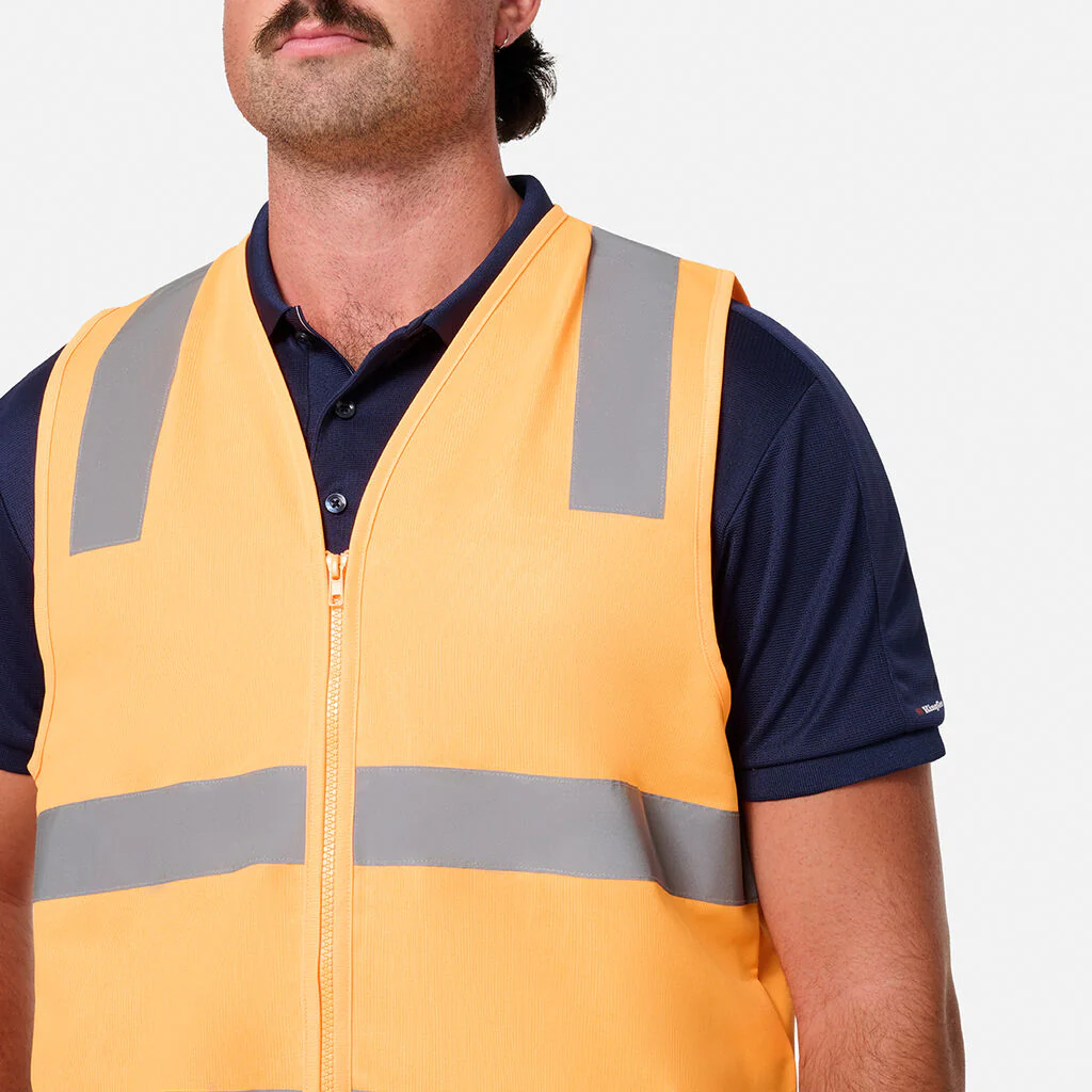 King Gee Originals VIC Rail Hi-Vis Safety Vest (K57008) - Image 3