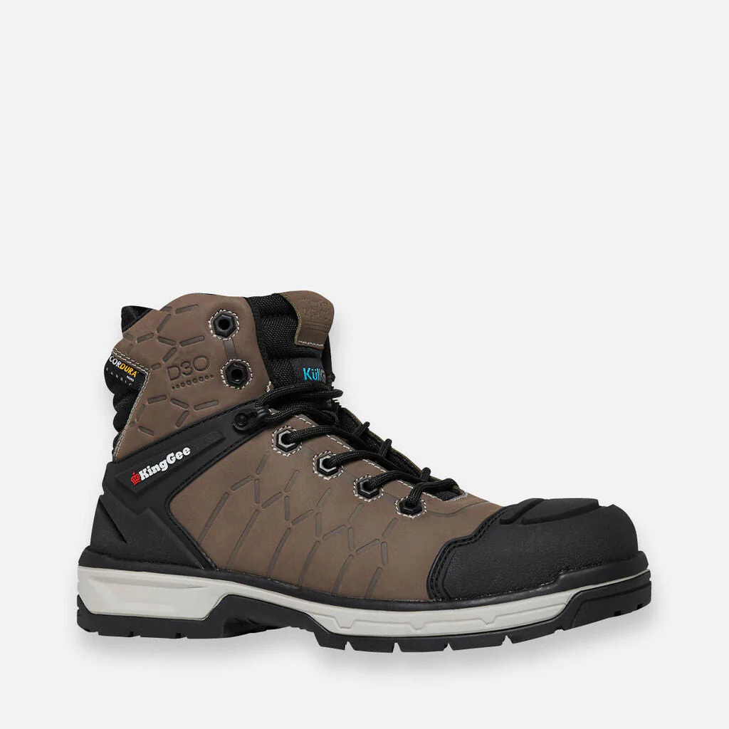 King Gee Quantum Hybrid Zip/Lace Composite Toe Work Boots (K27120) - Image 3
